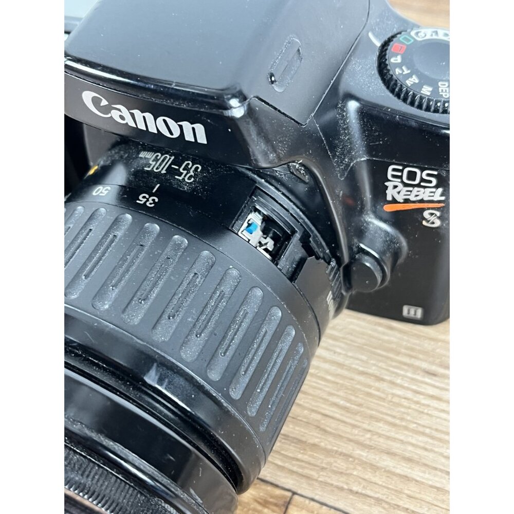 Canon EOS Rebel S II 35mm SLR Film Camera w/ lens. PARTS READ - Picture 6 of 9